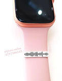 Apple watch silver plate bar - silver custom apple watch charms - apple watch band accessories - Engrave text plate - handmade silver - Afghani online - customized apple watch name custom pin - Arabic Name personalized - UAE apple watch - Jordan apple watch name - Dubai Jewelry - name for watches - USA Apple custom Jewelry -   اسم - أبل ساعة حفر - كتابة على الساعة بار أبل وتش - الافغاني