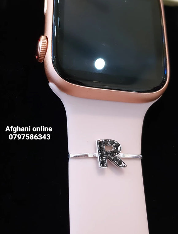 watch band bezel initials - silver custom apple watch charms - apple watch band accessories - letters for watch band - handmade silver - Afghani online - customized apple watch name custom pin - Arabic Name personalized - UAE apple watch - Jordan apple watch name - Dubai Jewelry - name for watches - USA Apple custom Jewelry - أبل ساعة احرف انجليزي مرصع - احرف تفصيل للساعة - تفصيل أحرف فضة - أبل وتش - الافغاني