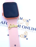 Personalized Apple watch band name script font style - silver custom apple watch charms - apple watch band accessories - handmade silver - Afghani online - customized apple watch name custom pin - Salma name - UAE apple watch - Jordan apple watch name - Dubai Jewelry - custom name for watches - USA Apple Watch custom Jewelry - أبل ساعة اسم - اسم تفصيل للساعة - تفصيل اسم فضة مطلي ذهب - بار أبل وتش - الافغاني